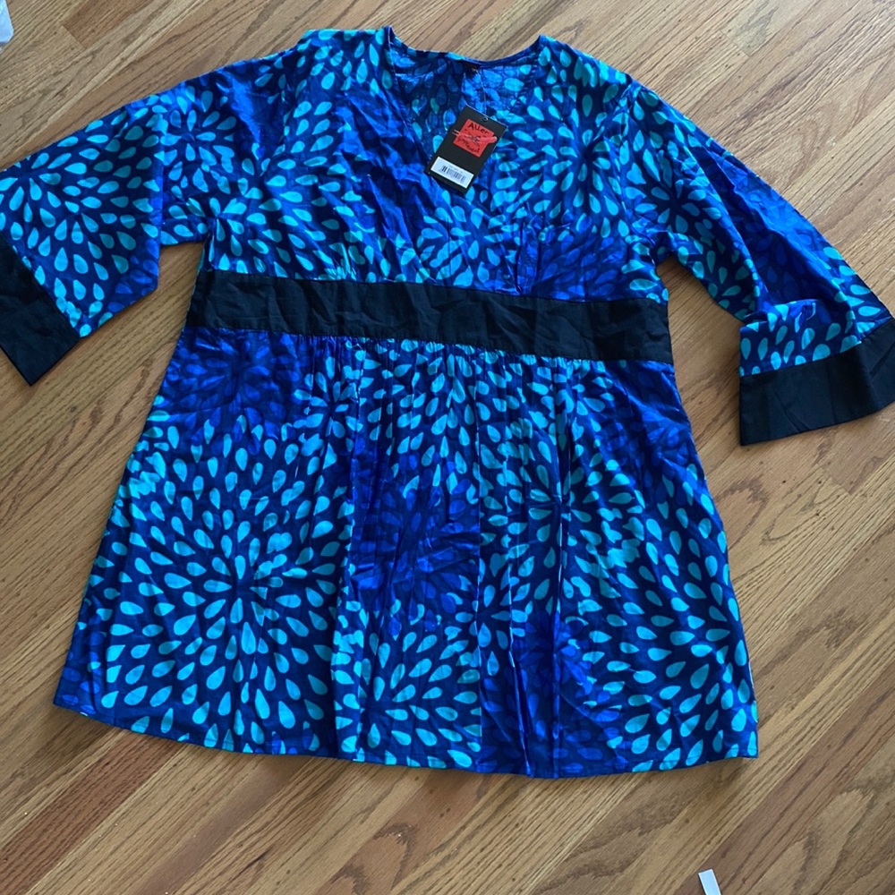Alller Simplement NWT Cotton Tunic Top 1XL